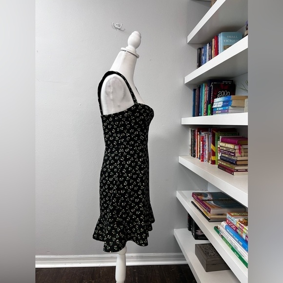 Hutch Anthropologie Ditsy Floral Print Corset Mini Dress Size Medium - Picture 10 of 15